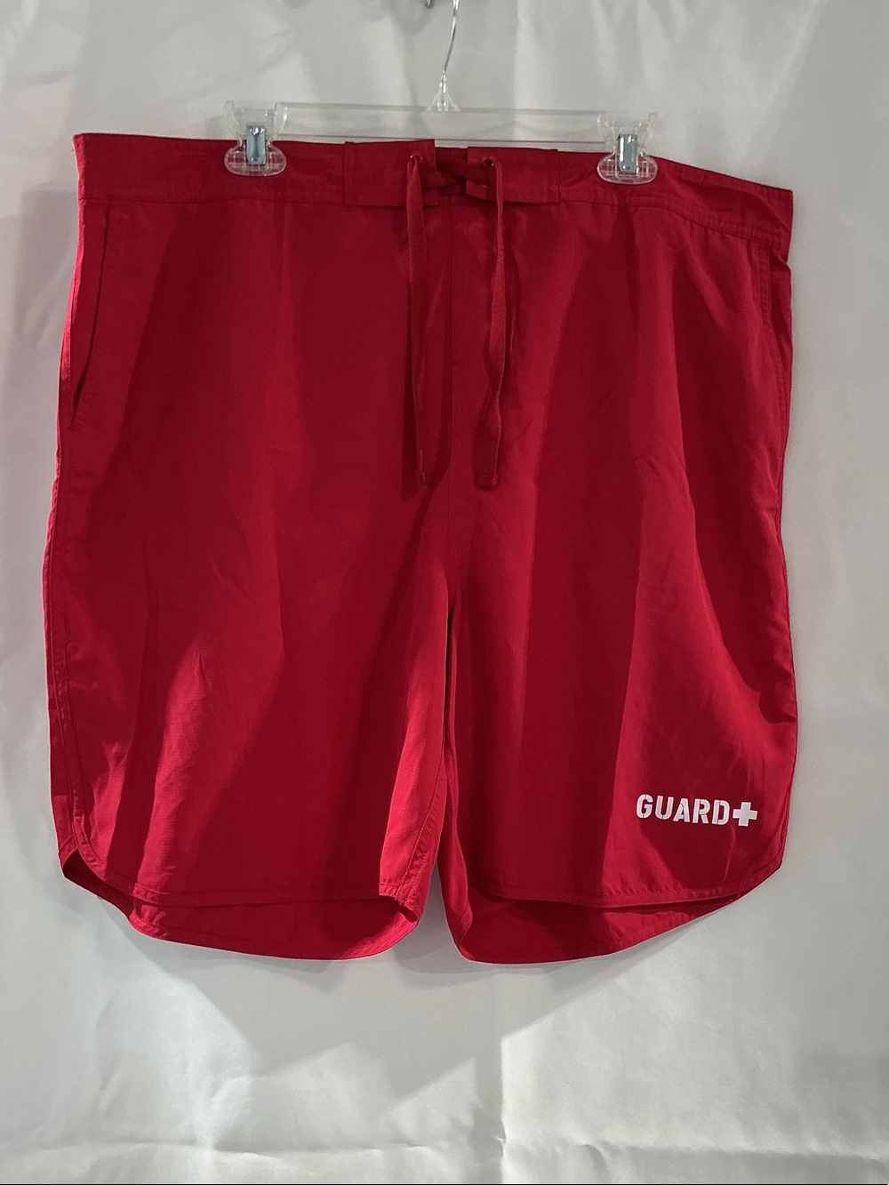 GUARD+ Men's Red Swim Trunks